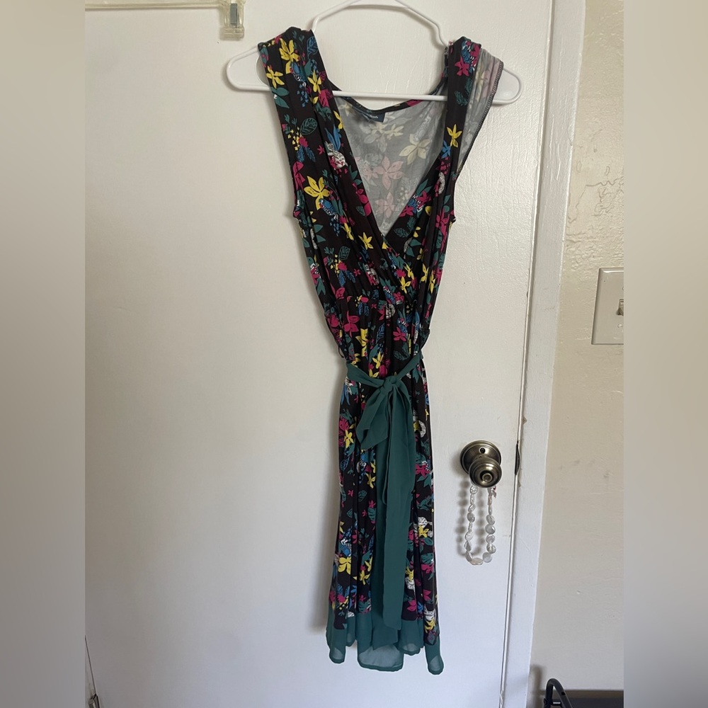 Modcloth Black and Patterned Sundress